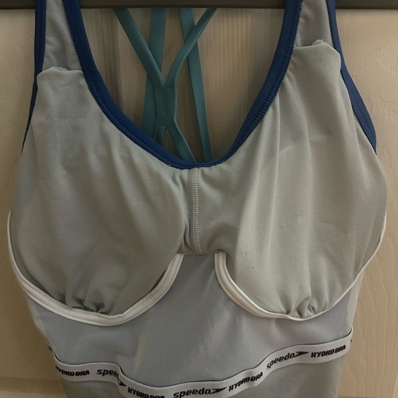 Girls Speedo Teal Strappy One Piece Swimsuit - Picture 7 of 11